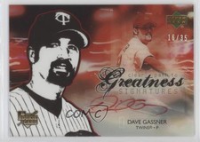 2006 Upper Deck Future Stars Red Ink /35 Dave Gassner #91 Auto