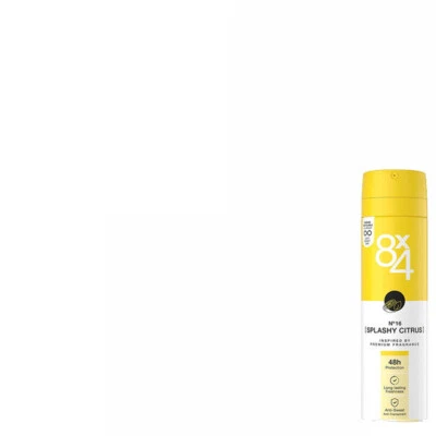 1x150ml 8x4 Bodyspray Deospray N° 16 Splashy Citrus Anti-Transpirant - Bild 1 von 2
