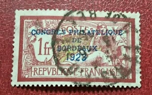 France Timbre N° 182 (Congrès De Bordeaux) / Oblitéré / 1923 ( Cote 650 € ) - Picture 1 of 1