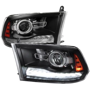 For 09-18 RAM 1500 19-21 RAM Classic 10-18 2500 3500 Black Projector Switchback - Picture 1 of 4