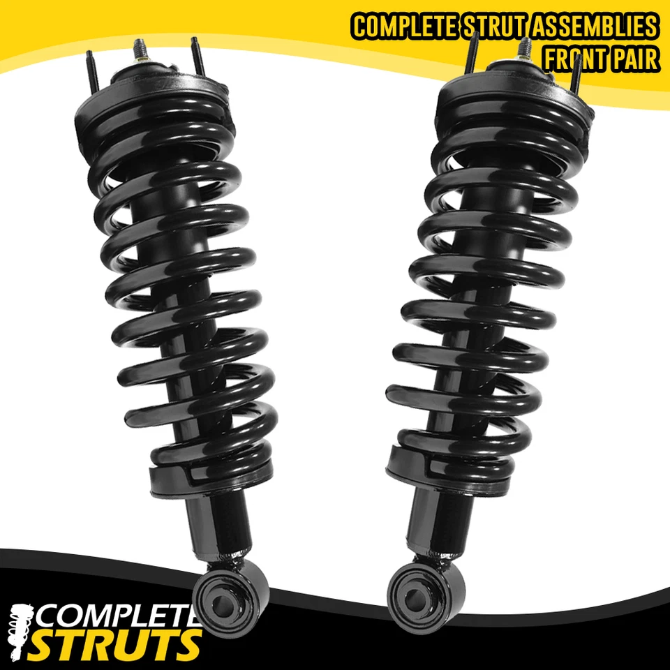 2003-2011 Lincoln Town Car Front Pair Complete Struts & Coil Spring Assemblies Foto 1 de 4
