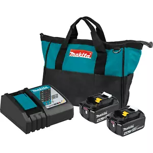 Makita BL1840BDC2 18V LXT Li‑Ion Battery & Rapid Charger Starter Pack (4.0Ah) - Picture 1 of 1