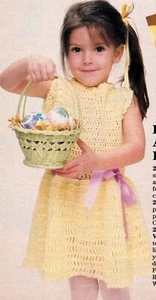 SPRING Child's Dress/Crochet Pattern INSTRUCTIONS ONLY - Picture 1 of 1