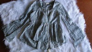 Altar'd State long sleeve striped blouse Size Small - Picture 1 of 7