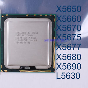 Intel Xeon X5650 X5660 X5670 X5675 X5687 X5680 X5690 LGA 1366 CPU Processor