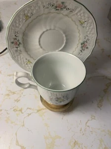 Mikasa Antique Rose Cup and Saucer NEW - Picture 1 of 1