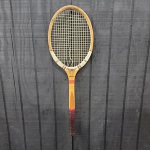 Vintage Holz Tennisschläger Maxply Dunlop Fort England Medium Sport Wanddeko - Bild 1 von 19