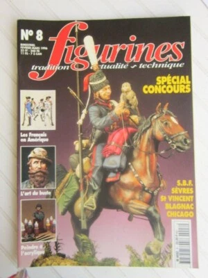 Figurines N° 8 /Les Français en Amérique/l'art du buste/peindre à l'acrylique - Photo 1/3