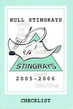 2005-06 UK British Elite Hull Stingrays #1 Checklist