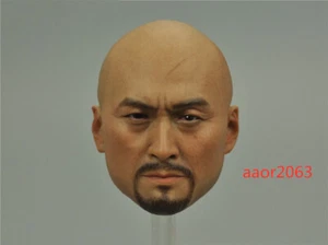 POPTOYS EX030 Scultura testa di samurai giapponese benevolo scala 1/6 - Foto 1 di 4
