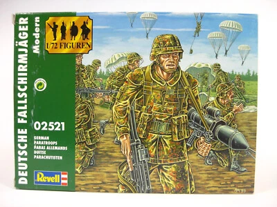 Rare Revell Toy Soldiers 1/72 "Modern German Paratroopers"Boxed 2521 sealed ! - Image 1 of 4