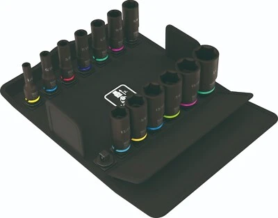 Wera 8790 B Impaktor Deep Imperial Set 1 Socket Set 3/8" SAE 05005581001 - Image 1 of 4