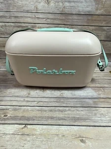 Caja Polar 13 cuartos Retro Refrigerador/Cofre de Hielo Rosa y Verde Azulado - Imagen 1 de 12