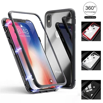 Cover Custodia per Iphone Apple 7 8 + Vetro Originale Temperato Alluminio - Immagine 1 di 4