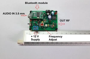 Mini trasmettitore onde medie con Bluetooth - AM medium wave mini transmitter - Imagen 1 de 2