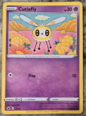 Cutiefly 11/15 - McDonald’s 2022 Promo Pokemon Card NM Pack Fresh - Image 1 of 2