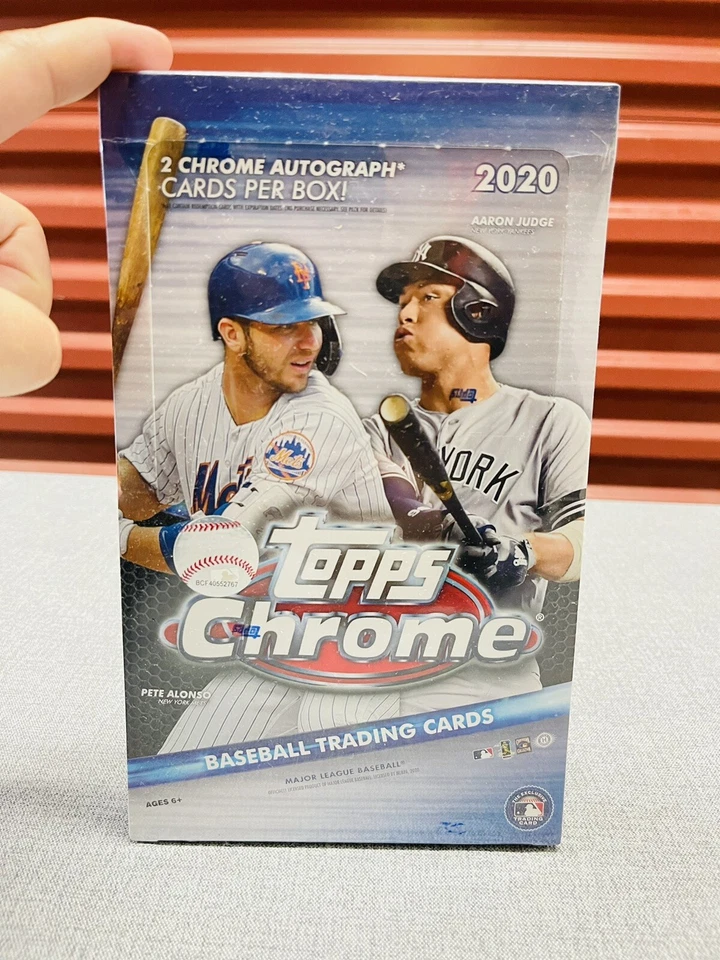 Nueva caja de pasatiempos de béisbol cromada MLB Topps 2020 - 2 autógrafos [sellada de fábrica] Foto 1 de 4