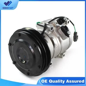 Compresor de CA 24V 20Y-979-6121 10S15C para Komatsu PC200-7 PC200-8 PC300-8 PC450 - Imagen 1 de 12