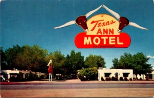 ALBUQUERQUE, NEW MEXICO - TEXAS ANN ROADSIDE MOTEL - ROUTE 66 - POSTCARD - Picture 1 of 2