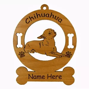 Chihuahua Ornamento Posa Personalizzato Con Nome I Tuoi Cani 2109 - Foto 1 di 1