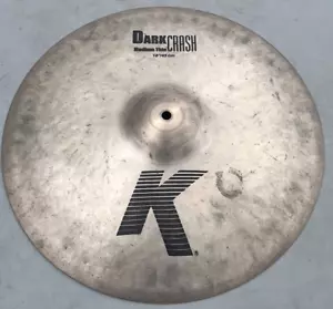 Zildjian K Dark Medium Thin Crash 18" 45 Cm Drum Cymbal USA 1580g - Picture 1 of 7