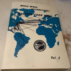 Pan Am Airlines World Wings International Hostess Vintage Cookbook  Vol.2  1973 - Imagen 1 de 3