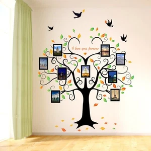 Photo Tree Wall Decal Wall Sticker Decor Tree Family Tree Wall Sticker - Picture 1 of 12