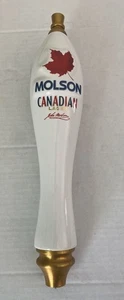 Molson Canadian Lager rubinetto birra bianco manico bozza vintage retrò bar 12,5" - Foto 1 di 12
