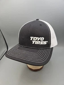 Toyo Tires - Mesh Trucker Hat - Adjustable Snapback Cap Black White Richardson  - Picture 1 of 8