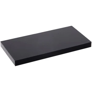 Plymor Black Acrylic Rectangular Display Base, 3" W x 1.5" D x 0.25" H - Picture 1 of 1