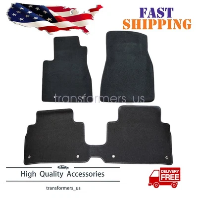2004-2009 For Lexus RX330 RX350 RX400h Front & Rear Floor Mats Carpet Velour New - Imagem 1 de 4