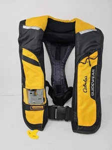 Cabela's aufblasbare Weste PFD Freizeit Typ II Erwachsene Führungsausrüstung Modell TD1F - Bild 1 von 7