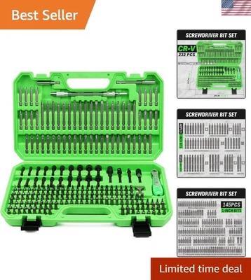 Ultimate 232PC Screwdriver Bit Set - Magnetic Security Bits & Easy Storage - Image 1 of 4