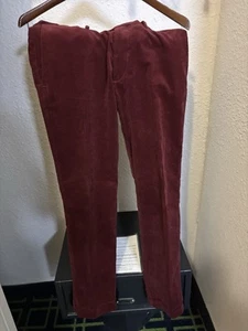 Polo Ralo Lauren Corduroy Pants Stretch Slim Fit - Picture 1 of 5