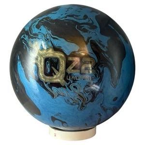 Motiv Qz2 Quadfire Blue Bowling Ball Used 14 lbs 6 oz Single Drill RH Pin Down - Picture 1 of 8