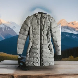 The North Face Women's Size XS Extra Small Metropolis Gray Parka Down New - Picture 1 of 10