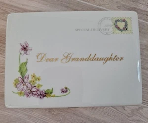 Ardleigh Elliott Dear Granddaughter Porcelain Music Box 2005 Limited Edition - Picture 1 of 9