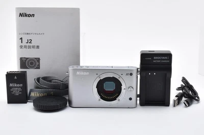 [Almost MINT] Nikon 1 J2  Digital Camera Body silver Nikon 1 Mount From JAPAN - Image 1 of 4