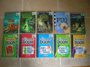 10 BRANCHES Chapter Books NOTEBOOK of DOOM Eerie Elementary lot PB Scholastic - Picture 1 of 11