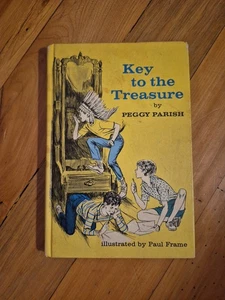 Key To The Treasure By Peggy Parish - 1966 HC Young Reader - Picture 1 of 9