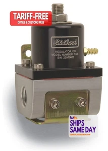 Edelbrock 1728, One Aluminum Fuel Pressure Regulator - 180Gph Performance Parts - Picture 1 of 10