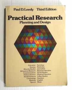 Practical Research Planning & Design, Softcover Book by Paul Leedy Third Edition - Picture 1 of 4