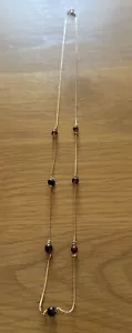 Collar de cuentas de oro y marrón para mujer - Imagen 1 de 4
