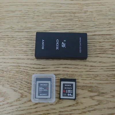 Sony Serie G 240 GB - Tarjeta de memoria XQD - (QDG240F) y 64 GB Foto 1 de 3