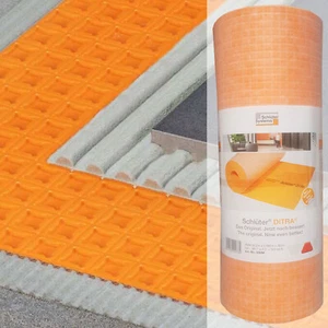 Schlüter DITRA 25 D30M 30,2x0,995m  Entkopplungsmatte Entkopplungsbahn Abdichten - Afbeelding 1 van 5