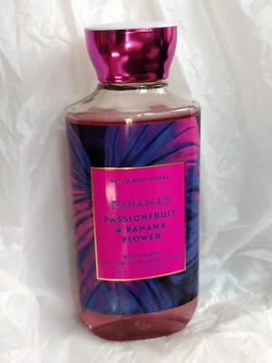 Bath and Body Works BAHAMAS Passionfruit & Banana Flower Shower Gel 10 fl oz NEW - Image 1 of 4