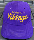 Vintage Minnesota Vikings Sports Specialties Script SnapBack Hat Cap 100% Wool