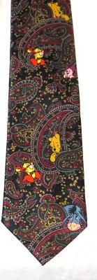 Галстук галстук полиэстер Disney Pooh & Friends Tigger Piglet Eeyore Paisley - Изображение 1 из 3