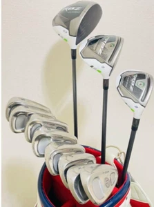 Taylormade Club Set 1W 3W 3H 5-9i Pw Aw Sw 11pc RH Graphite Regular Men Golf - Picture 1 of 13