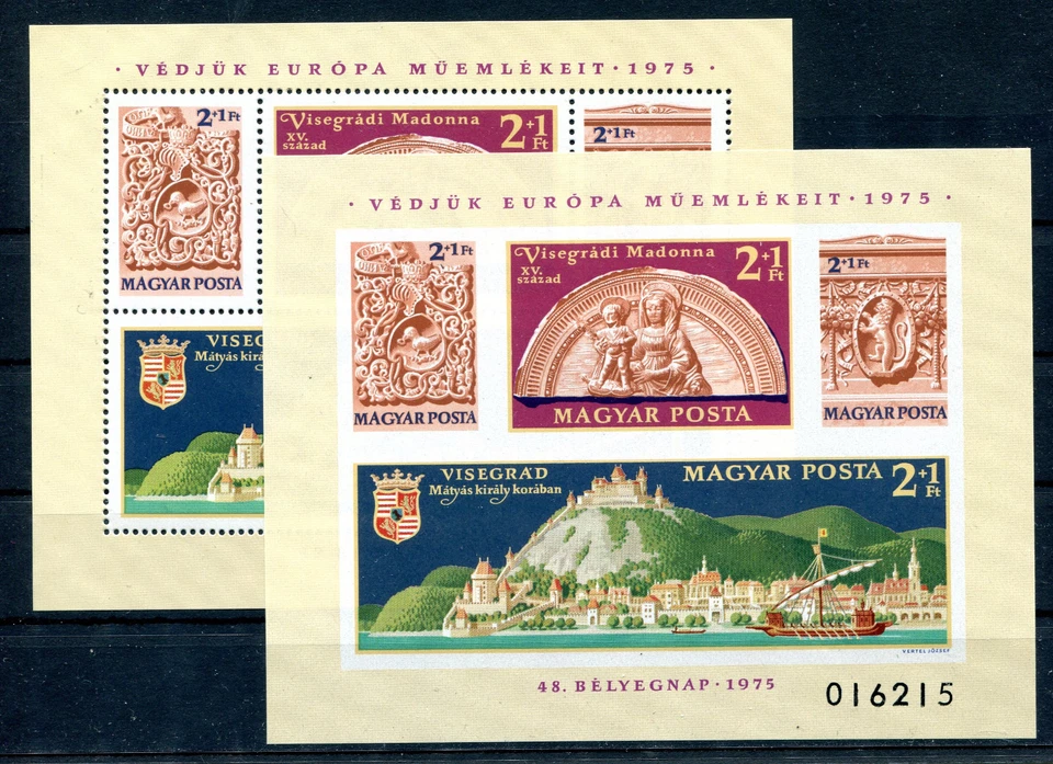 Hungary Block 115 A+B Mint / Monument Conservation 2/2758 - Image 1 of 1